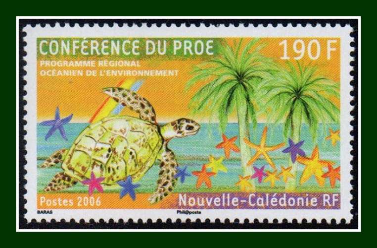 Nouvelle Calédonie N° 986 ** Tortue marine  2006 (sous faciale)