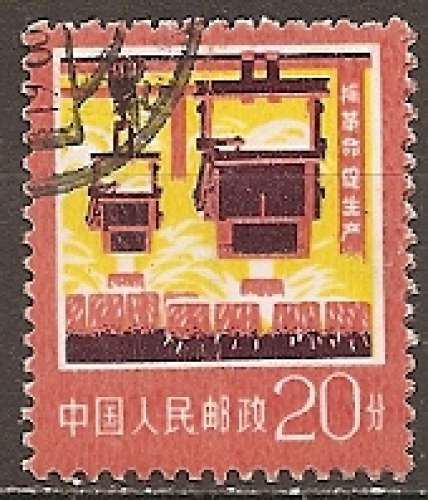 chine ... n° 2068  obliteré ... 1977