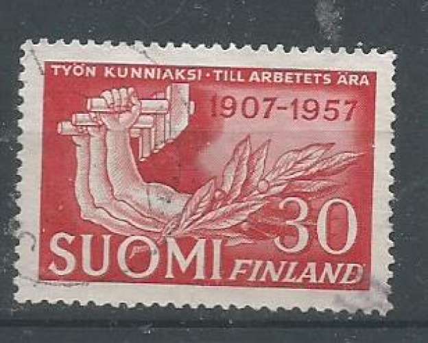 Finlande 1957 - YT n° 456 - Syndicalisme 