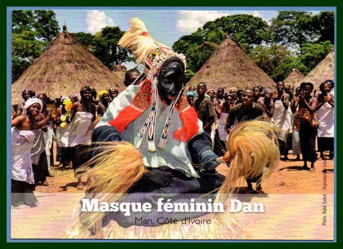 Côte d'Ivoire Man Masque Féminin Dan neuve