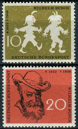 Allemagne RFA 1958 neuf** MNH N° 153 154