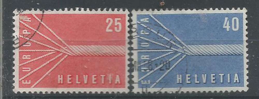 Suisse 1957 - YT n° 595/596 - Europa