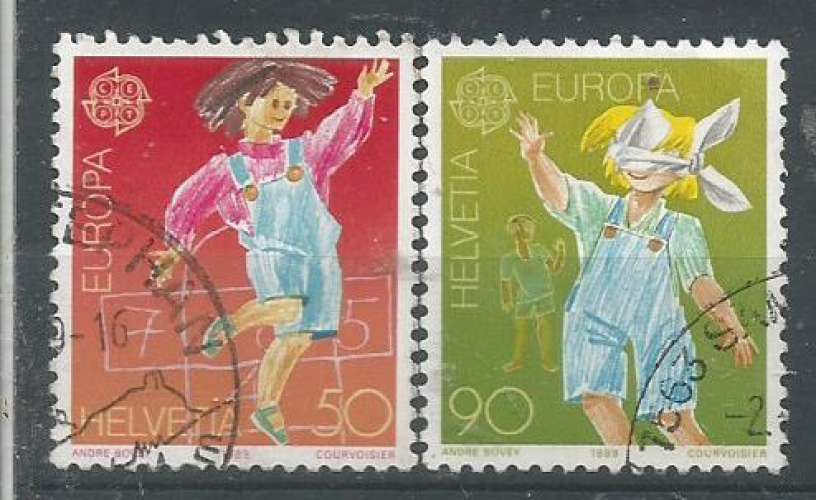 Suisse 1989 - YT n° 1323/1324 - Europa - cote 1,75