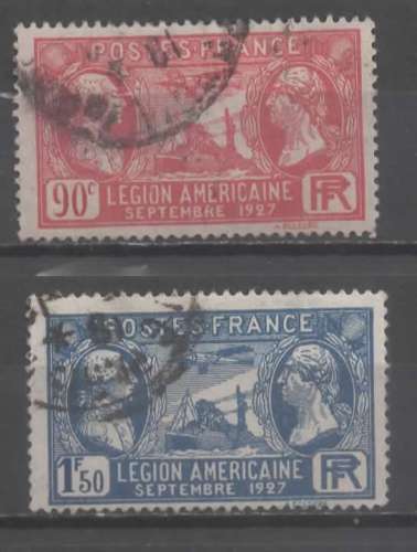 FRANCE NO 244/45 OBL   VOIR SCAN