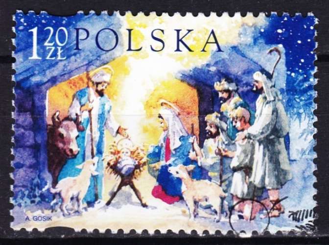 Pologne - Année 2003 - Y&T N°3834** - noël