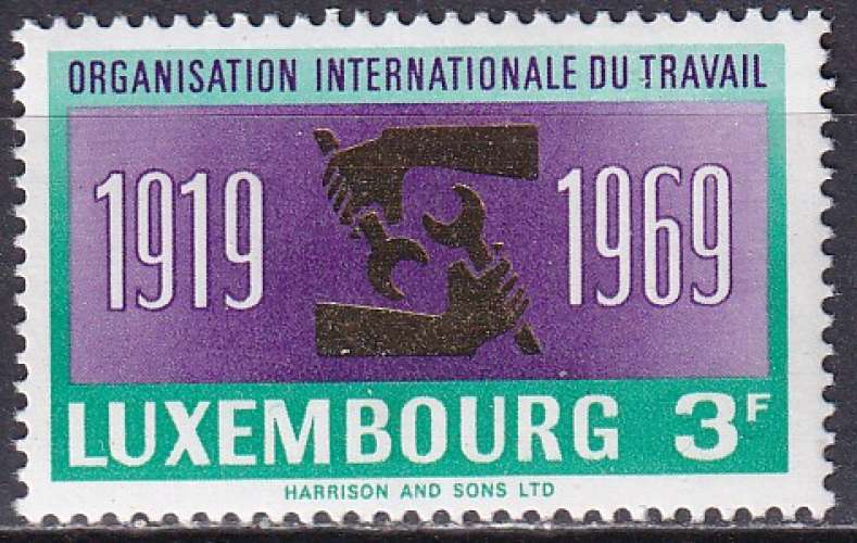 luxembourg ... n° 740  neuf* ... 1969