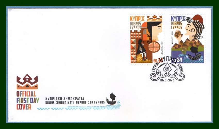 Chypre FDC 2022 EUROPA Mythes