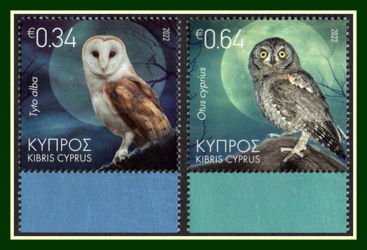 Chypre  2022 ** MNH Chouette Hibou