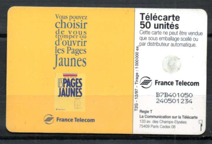 France F810 Pages jaunes HAMMAN 1997