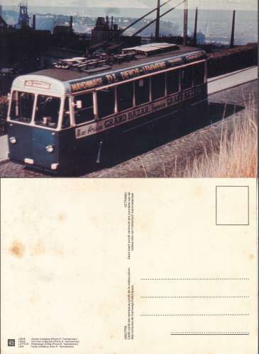 CPM Belgique Liège Ancien trolleybus Neuf **