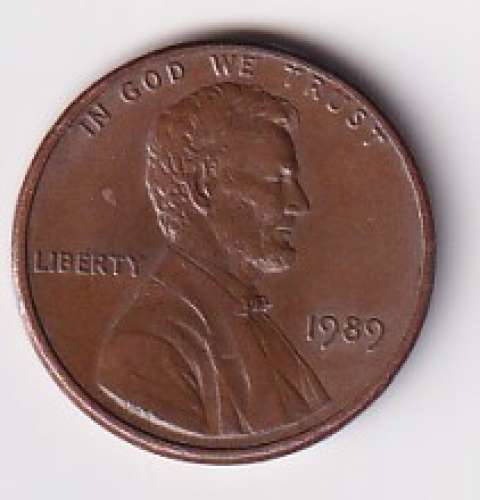 Etats Unis 1989 Pièce 1 cent Abraham Lincoln 