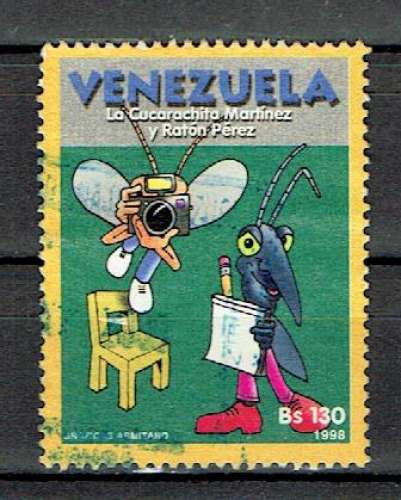 VENEZUELA 1998 - YT 2076 OBLITÉRÉ ISSU DE FEUILLET.