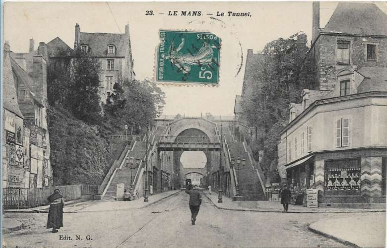 CPA - LE MANS. - Le Tunnel.