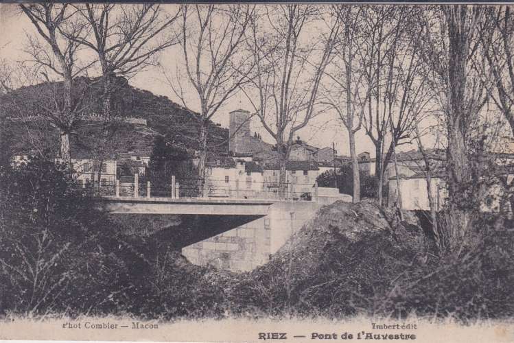 CPA - RIEZ - Pont de l'Auvestre