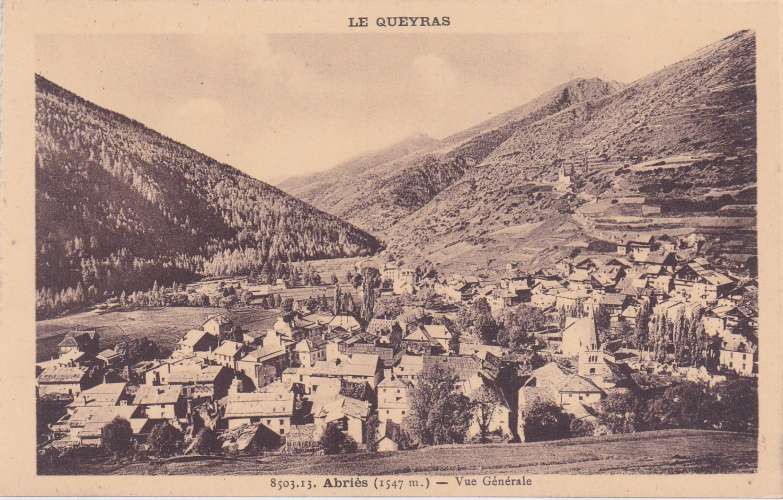 CPA - ABRIES - Vue Générale.