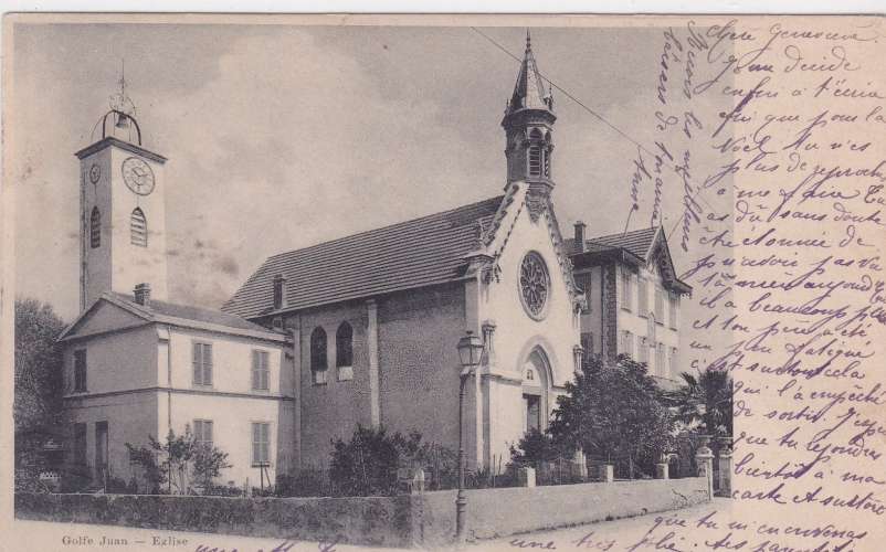 CPA - GOLFE JUAN - Eglise.