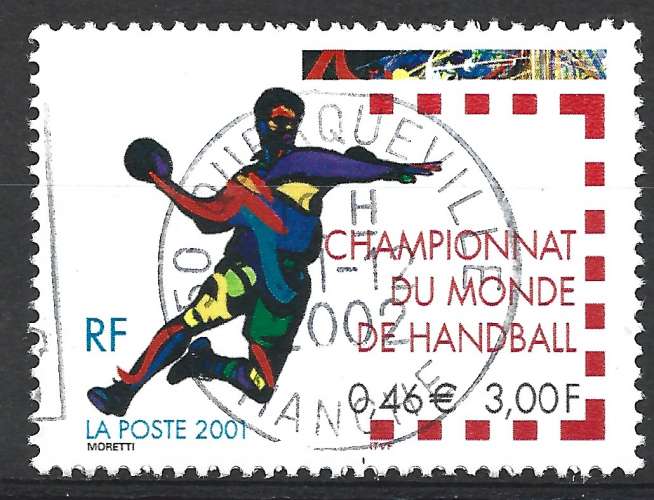 FRANCE 2001 - Y & T : 3367 - Championnats du Monde handball