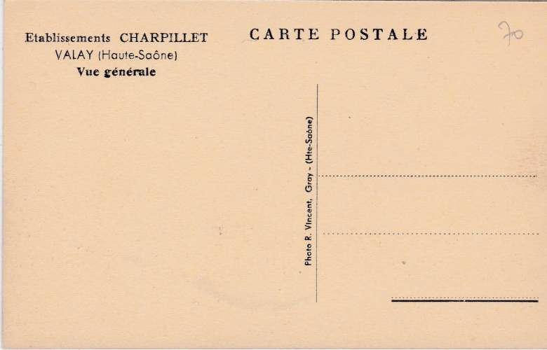 CPA - Etablissements Charpillet, Vue Générale.