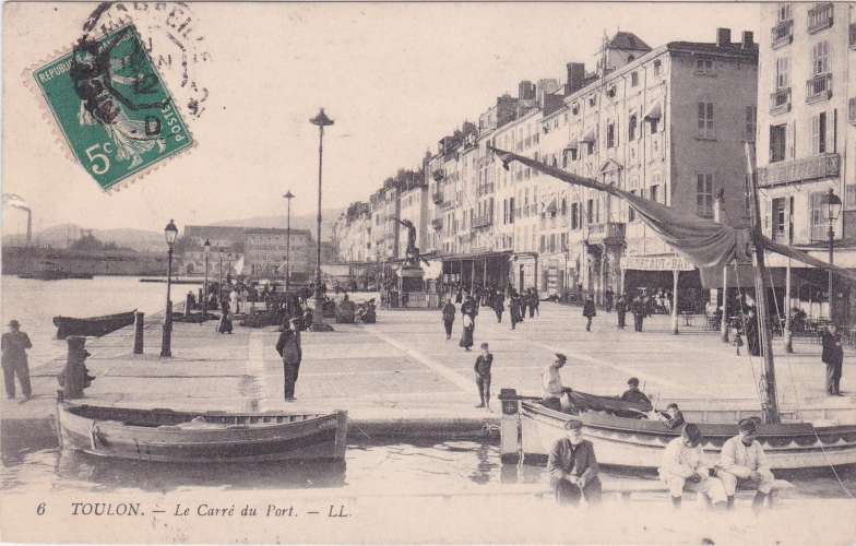 CPA - TOULON - Le Carré du Port.