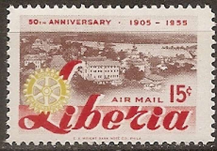 libéria ... P.A. n° 96  neuf* ... 1955