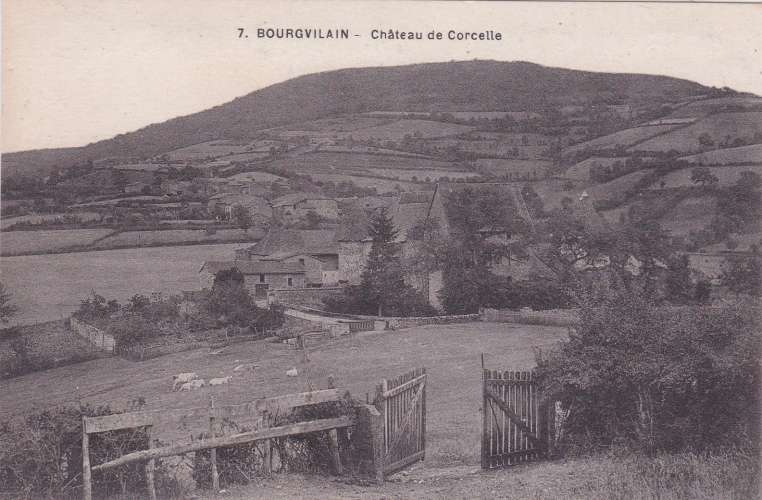 CPA - BOURGVILAIN - Château de Corcelle.