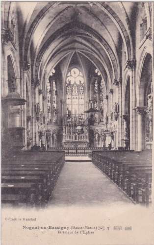 CPA - NOGENT EN BASSIGNY - Intérieur de l'Eglise.