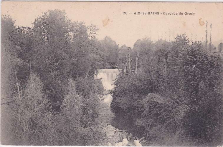 CPA - AIX LES BAINS - Cascade de Grésy.