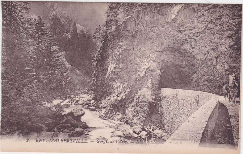 CPA - ALBERTVILLE (Environs) - Les Gorges de l'Arly.