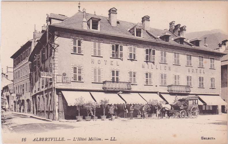 CPA - ALBERTVILLE - l'Hôtel Million.