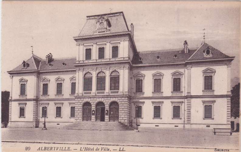 CPA - ALBERTVILLE - l'Hôtel de Ville.