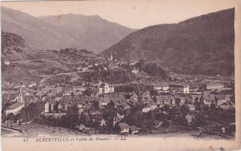 CPA - ALBERTVILLE - Vallée de Moutiers.