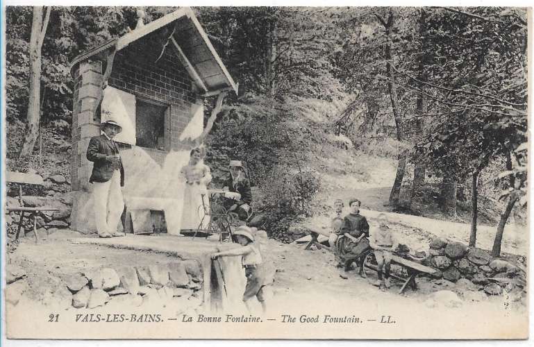 CPA - VALS LES BAINS - La Bonne Fontaine.