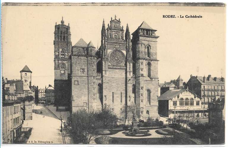 CPA - RODEZ- La Cathédrale.