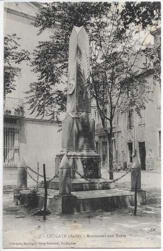 CPA - LEUCATE - Le Monument Aux Morts.