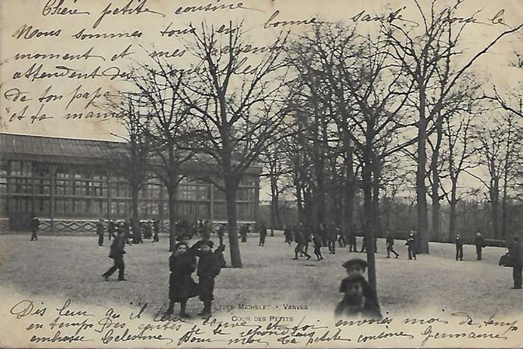 CPA - VANVES - Lycée Michelet, Cours des Petits.