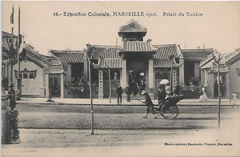 CPA - MARSEILLE - Exposition Coloniale 1906 - Palais du Tonkin.