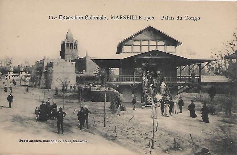 CPA - MARSEILLE - Exposition Coloniale 1906 - Palais du Congo.