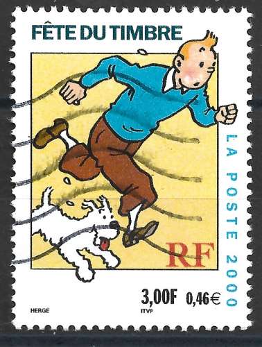 FRANCE 2000 - Y & T : 3304 - Tintin et Milou