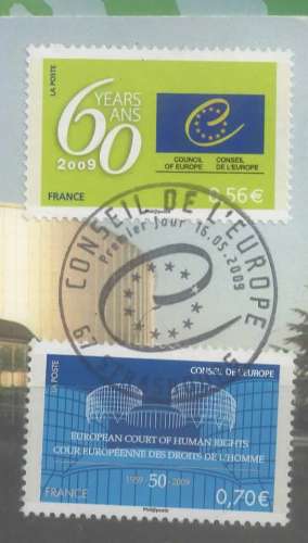 FRANCE SERVICE N° 142/43 SUR CP  OBL  VOIR SCAN 