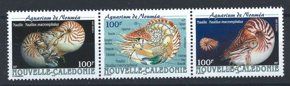 Nouvelle Calédonie N°840/42** (MNH) 2001 - Faune 