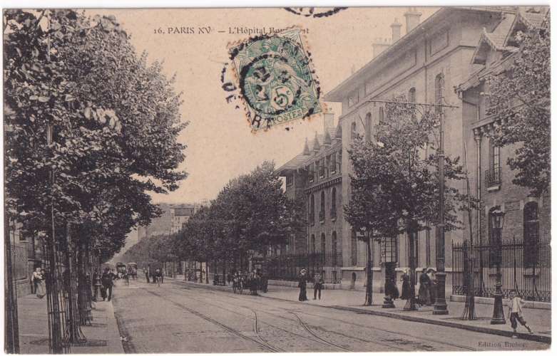 CPA 75 Paris - L'Hôpital Boucicaut - circulée