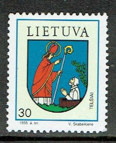 LITUANIE 1993 - YT 457 ** MNH.