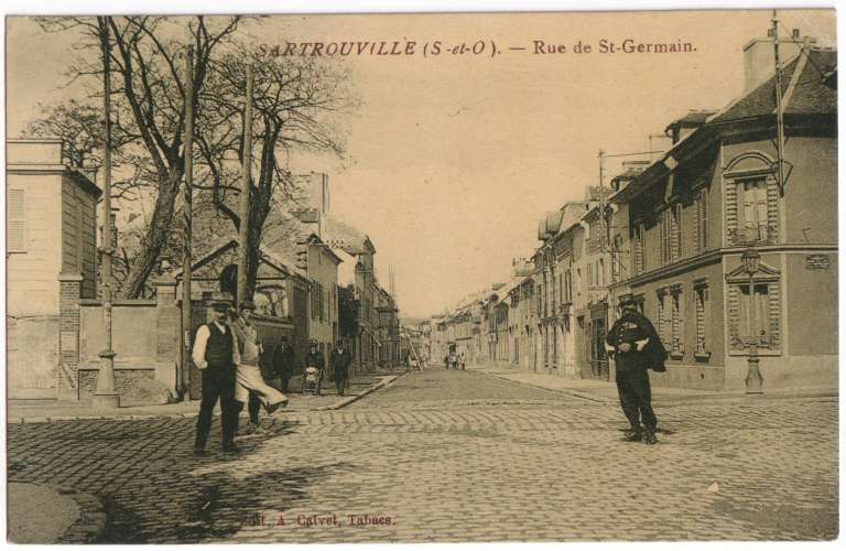 CPA 78 Sartrouville - Rue de Saint Germain - non circulée