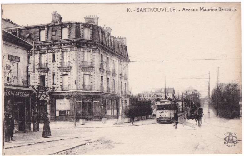 CPA 78 Sartrouville - Avenue Maurice Berteaux - non circulée