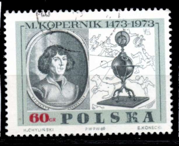 Pologne Yvert N°1776 Oblitéré 1969 COPERNIC