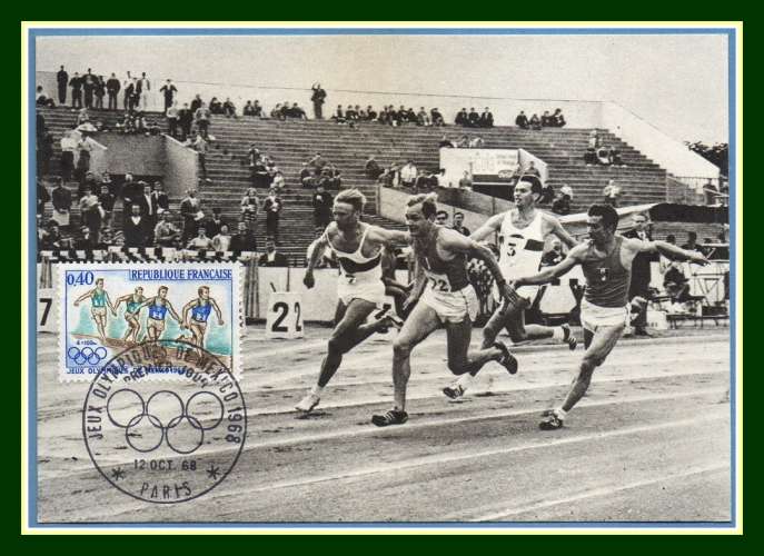 Carte Maximum N° 1573 Jeux Olympiques Mexico 1968 