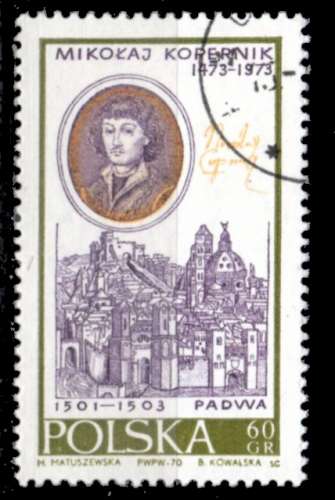 Pologne Yvert N°1864 Oblitéré 1970 COPERNIC