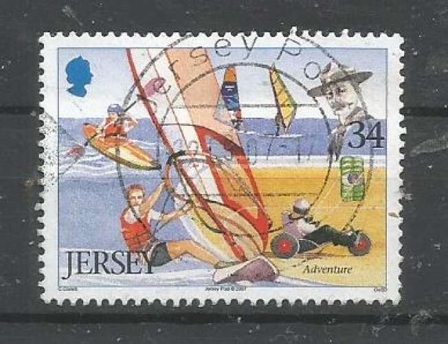 Jersey 2007 - YT n° 1329 - Scoutisme - cote 1,50