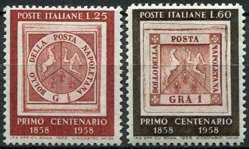 ITALIE 1958 NEUF** MNH N° 767 768