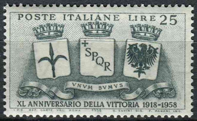 ITALIE 1958 NEUF** MNH N° 771